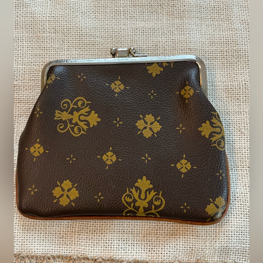vintage Coin Change clutch purse bag